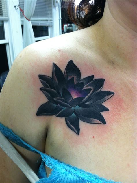 Black Lotus Flower Tattoos