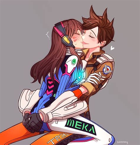 D.va x Tracer (Overwatch) | Overwatch tracer, Anime, Overwatch