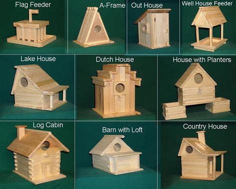 20 kits Wood Bird house kit collection | Etsy #birdhouseplan | Kuş ...