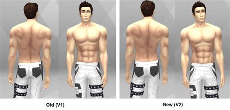 Sims 4 Male Chest Slider | Images and Photos finder