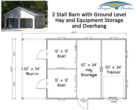 Horse barns, Barn layout, Small horse barn plans