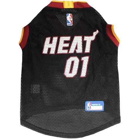 Pets First NBA Miami Heat Mesh Basketball Jersey for DOGS & CATS - Licensed, Comfy Mesh, 21 ...