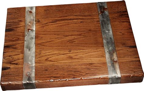 Acid Washed Metal Strap Inlay Wood Table - Metal Inlay Table Top Clipart - Large Size Png Image ...