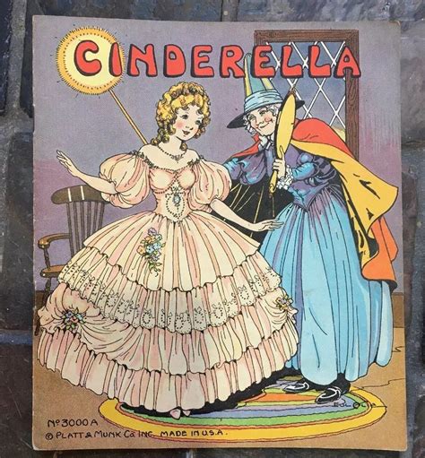 Vintage Cinderella Book 1934 Paperback No. 3000A Platt & Munk USA ...