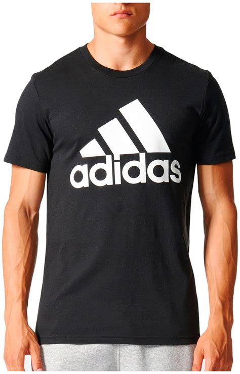 adidas Men's Badge Of Sport Classic T-Shirt (Black/White, XL) - Walmart.com