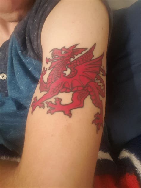 My first tattoo, for my Welsh grandma : r/Wales