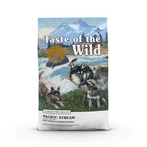 Taste of the Wild Pacific Stream Grain-Free Smoked Salmon Dry Puppy Food, 14 lbs. | Petco