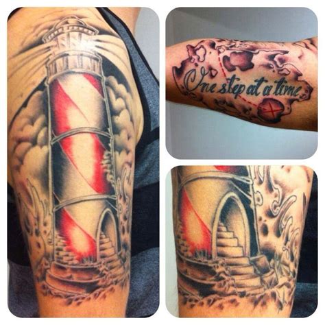 Lighthouse tattoo | Tattoos, Lighthouse tattoo, Portrait tattoo