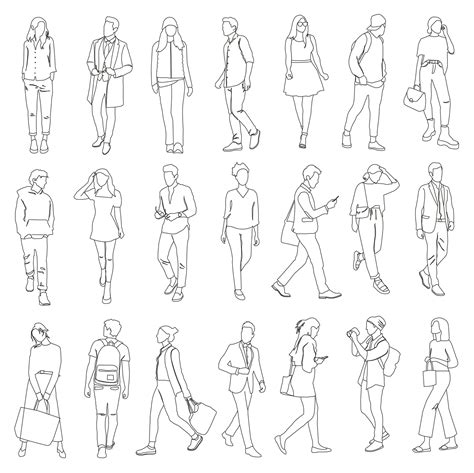 Vector Human Scales - Free download – Studio Alternativi | Sketches of people, Human figure ...