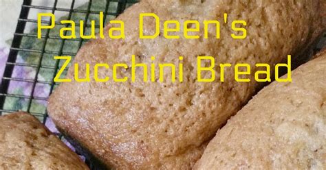 Paula Deen Zucchini Bread Recipes - banana-breads.com