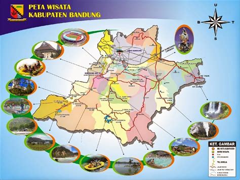 Peta Wisata Kabupaten Bandung