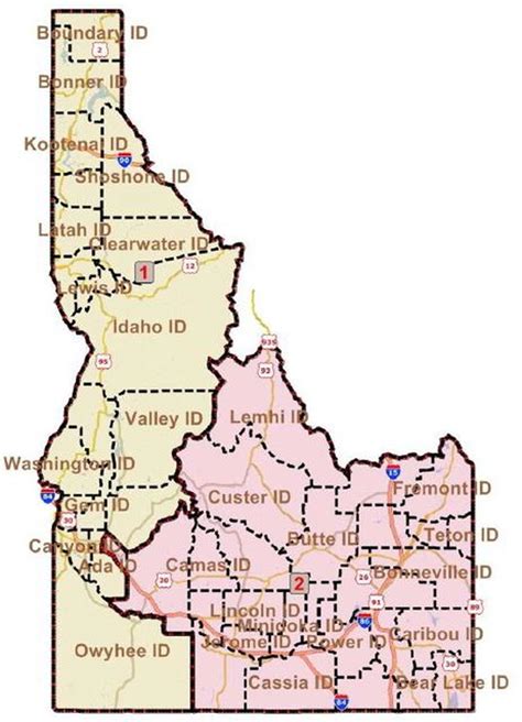 Map Of Us Idaho – Topographic Map of Usa with States