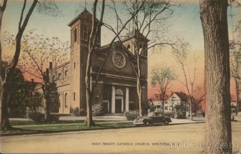 Holy Trinity Catholic Church Westfield, NJ Postcard