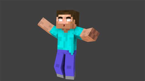 rendering - In the 3D view it looks like it should, but when rendered the default steve skin is ...