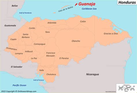 Guanaja Map | Honduras | Detailed Maps of Guanaja Island