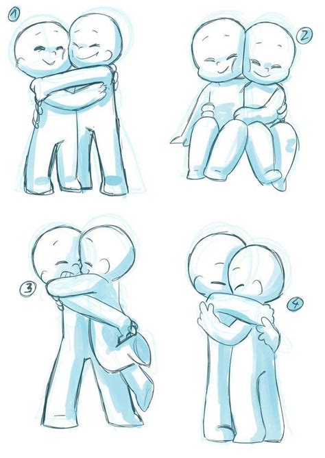 Hug Drawing Reference and Sketches for Artists