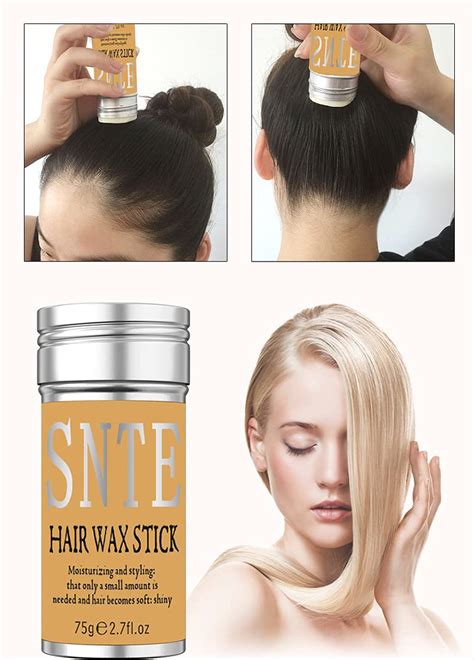 Buy Hair Wax Stick, Wax Stick for Hair Wigs Edge Control Slick Stick ...