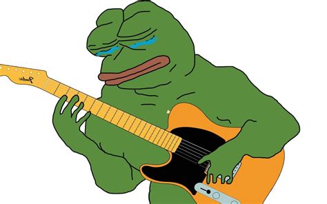 Guitar pepe : pepethefrog