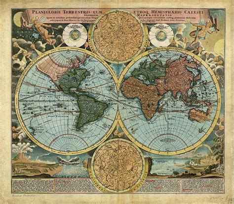 18 Century World Map