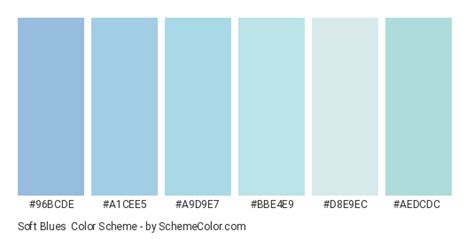 Soft Blues Color Scheme » Blue » SchemeColor.com