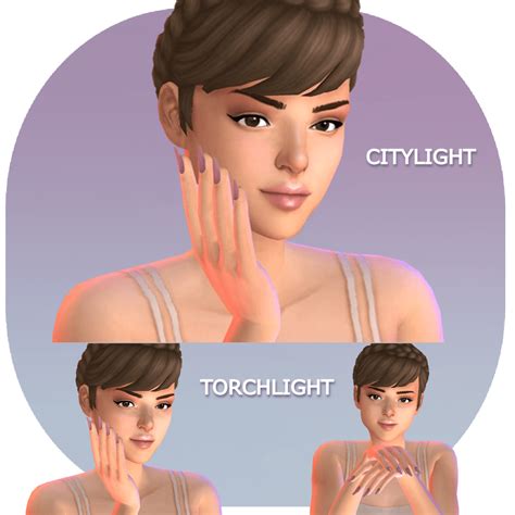 Sims 4 cas lighting city light neutral light - MiCat Game