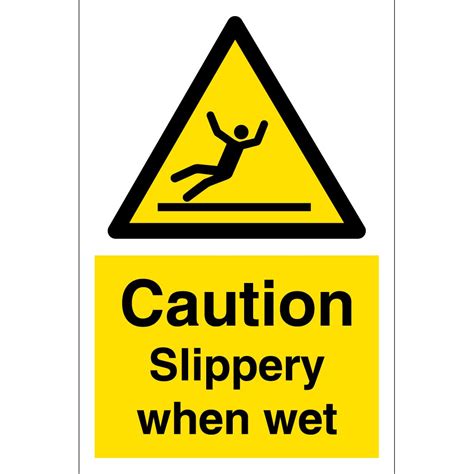 Slippery When Wet Signs | Warning Safety Signs from Key Signs