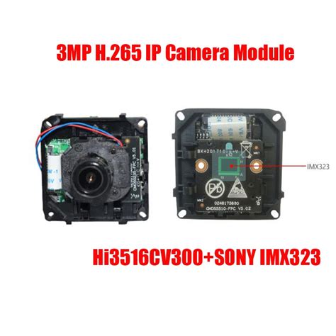 Free Shipping h.265 sony imx 323 CMOS 3MP IP camera module HD IP Camera board CCTV IP Camera IP ...