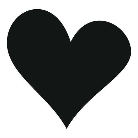 Evil heart icon, simple style. 14388590 Vector Art at Vecteezy