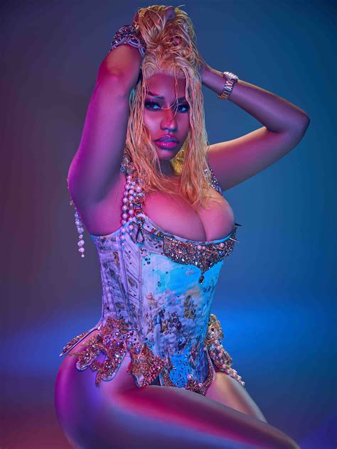 Nicki Minaj on the cover of Wonderland Autumn 2018 - corset Nicki ...