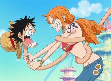 One Piece Luffy And Nami