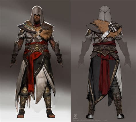 Assassin's Creed: Origins The Hidden Ones DLC outfits - Bayek and Aya, Jeff Simpson on ...