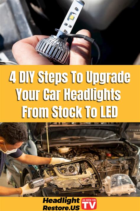 4 DIY Steps To Upgrade Your Car Headlights From Stock To LED in 2021 ...