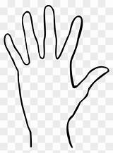 Palm Hand Clip Art sketch template