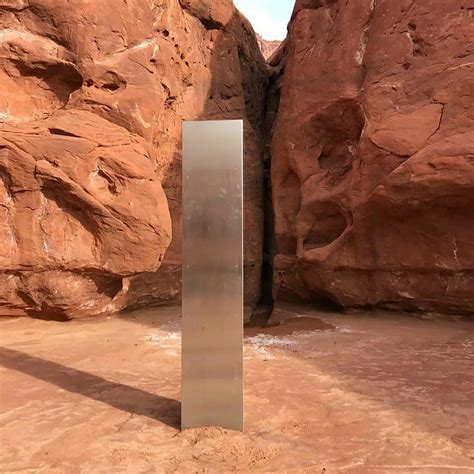 Mysterious silver monolith disappears from Utah desert | AP News