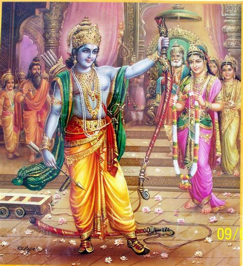 Sita Rama Kalyana Rama and Lakshmana Broke the Bow | Lord rama images ...