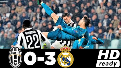 Juventus vs Real Madrid 0-3 - Gols & Melhores Momentos 03/04/2018 - YouTube