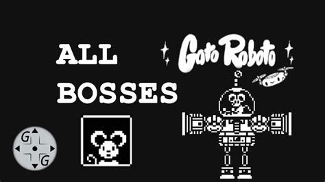 NO DAMAGE ON All Bosses - Gato Roboto - YouTube