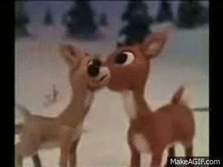 cute rudolph on Make a GIF