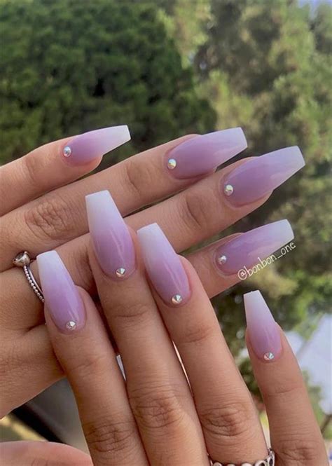 Chiêm ngưỡng mẫu ombre nails lavender được yêu thích nhất