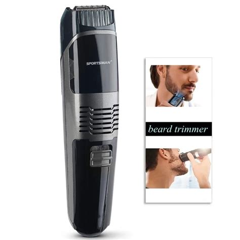 Professional Vacuum beard trimmer for men trimer stubble mustache shaping tool beard shaving ...