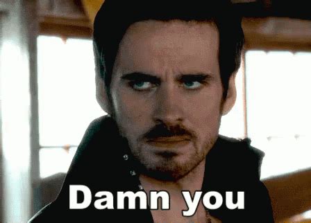 Damn You GIF - DamnYou Hook Ouat - Discover & Share GIFs