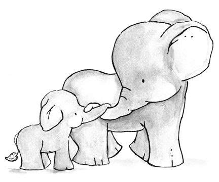 Elephants Hug (With images) | Elephant drawing, Elephant art, Baby art
