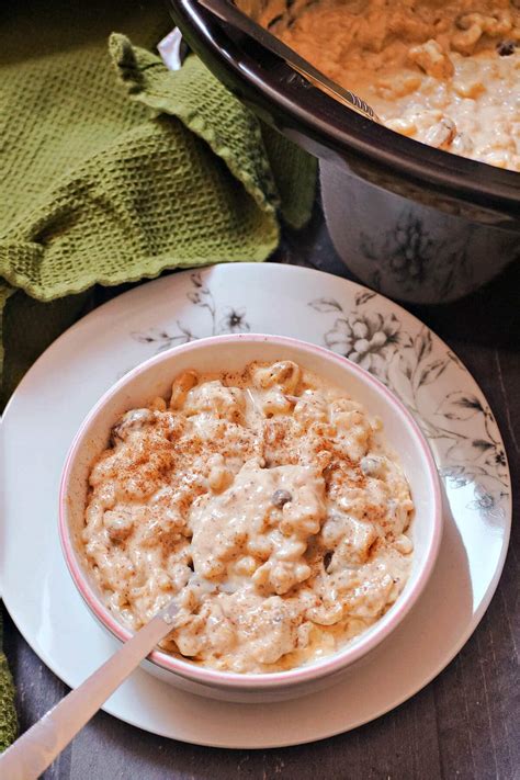 Slow Cooker Rice Pudding - My Gorgeous Recipes