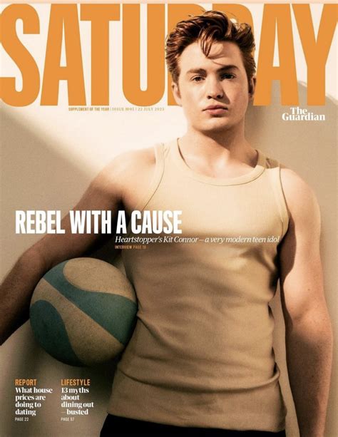GUARDIAN SATURDAY Mag 22/07/2023 Kit Connor cover & interview Heartsto - YourCelebrityMagazines
