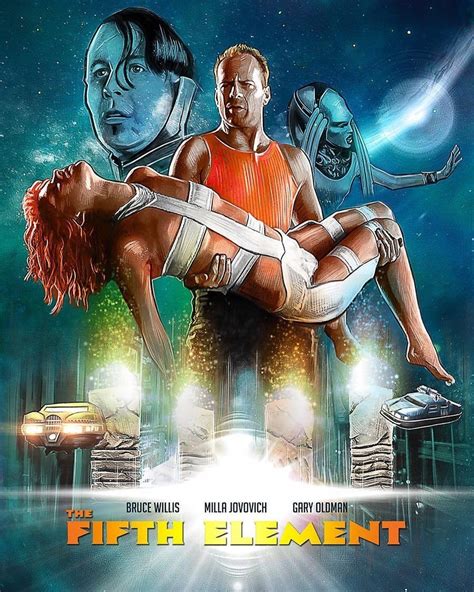 The Fifth Element (1997) [1124x1406] by Simon Carpenter | The fifth element movie, Movie posters ...