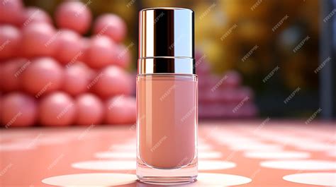 Premium AI Image | Foundation makeup product isolated on white