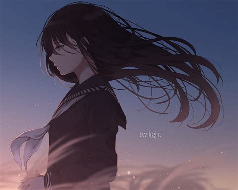 Anime Sad Girl, sad cartoon girl HD wallpaper | Pxfuel