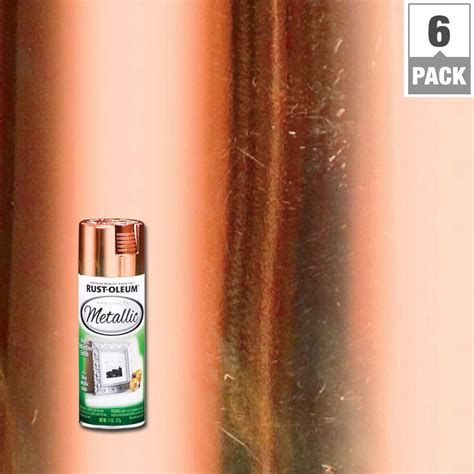 Rust-Oleum Specialty 11 oz. Metallic Copper Spray Paint (6-Pack)-1937830 - The Home Depot