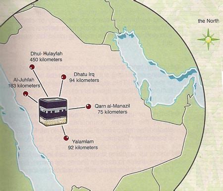 Going to Hajj? Here Are Your Places of Ihram (Miqat Infographic ...