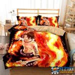 Whitebeard Pirates Fire Fist Ace Bed Sheets | One Piece Universe